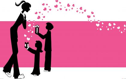 フラッシュカード、どの単語が正しいですか？ Rose,Fireworks,Santa Claus,Mother's Day